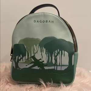 Loungefly - Star Wars Dagobah Green Mini Backpack with Forest Silhouette Design
